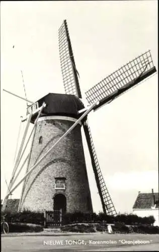 Ak Nieuwe Tonge Südholland, Getreidemühle Oranjeboom