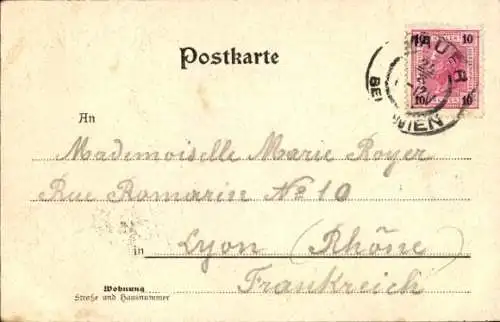 Ak Wien 23 Liesing Mauer, Panorama