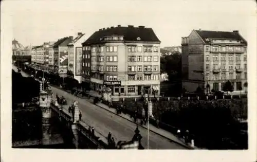 Ak Plzeň Pilsen Stadt, Straßenpartie