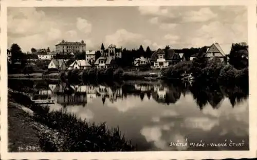 Foto Ak Světlá nad Sázavou Swietla ob der Sasau Region Hochland, Gesamtansicht