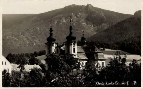 Foto Ak Hejnice Haindorf in Böhmen Region Reichenberg, Klosterkirche