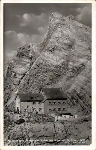 Ak Steinernes Meer Salzburger Land Österreich, Ramseider Scharte, Riemannhaus