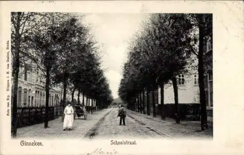 Ak Ginneken in Bavel Nordbrabant, Schoolstraat