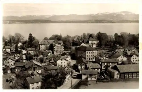 Ak Tutzing am Starnberger See Oberbayern, Gesamtansicht