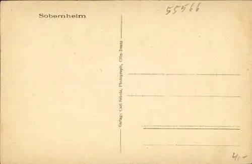 Ak Bad Sobernheim an der Nahe, Pastor Felke auf dem Weg vom Frühbad