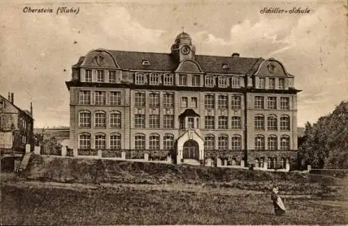 Ak Oberstein an der Nahe, Schiller Schule