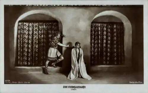 Ak Filmszene, Die Nibelungen, I. Teil