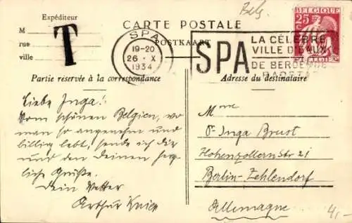 Ak Spa Wallonie Lüttich, Ferme de Frahinfaz