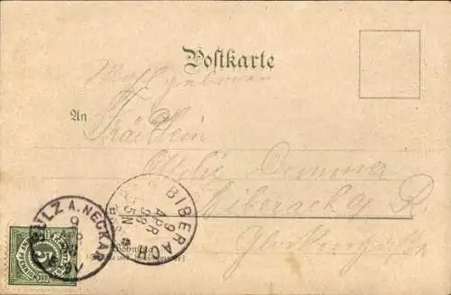 Litho Sulz am Neckar, Totalansicht