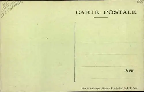 Ak Canapville Calvados, L'Eglise, Detruite par un incendie le 3 Juillet 1925