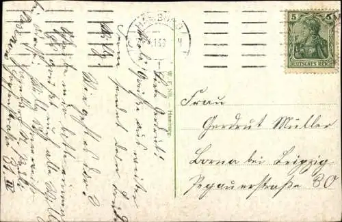 Ak Hamburg, Hafen, HAPAG Dampfer Cleveland im Riesendock