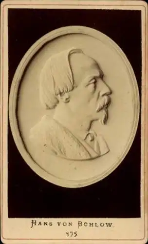 CdV Komponist, Pianist und Dirigent Hans von Bülow, Portrait