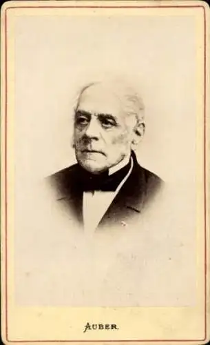 CdV Komponist Daniel-François-Esprit Auber, Portrait