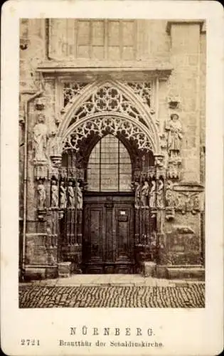 CdV Nürnberg in Mittelfranken Bayern, Brauttür der Sebalduskirche