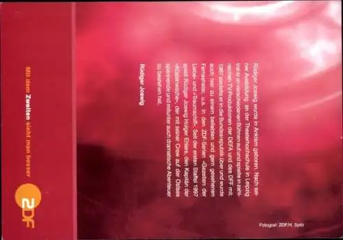 Ak Schauspieler Rüdiger Joswig, Portrait, Autogramm