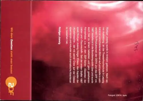 Ak Schauspieler Rüdiger Joswig, Portrait, Autogramm