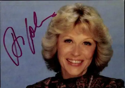 Ak Schauspielerin Bibi Johns, Portrait, Autogramm