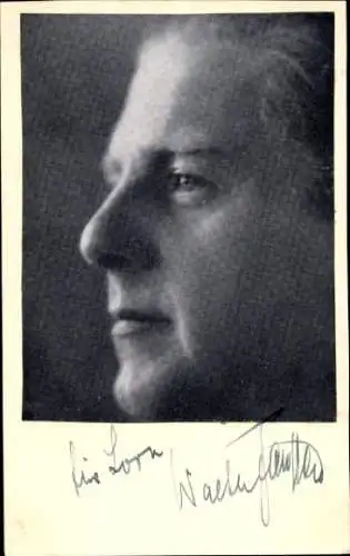 Ak Schauspieler Walter Janssen, Portrait, Autogramm