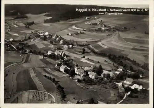 Ak Kappel Lenzkirch im Schwarzwald, Fliegeraufnahme