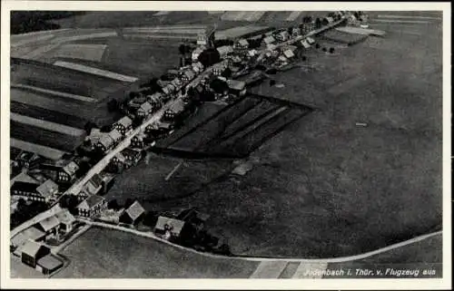 Ak Judenbach Föritztal in Thüringen, Fliegeraufnahme