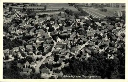 Ak Ottersdorf Rastatt im Schwarzwald Baden, Fliegeraufnahme