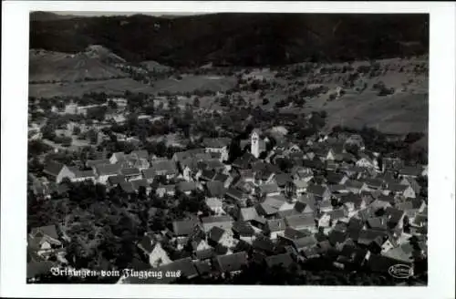 Ak Britzingen Müllheim in Baden Schwarzwald, Fliegeraufnahme