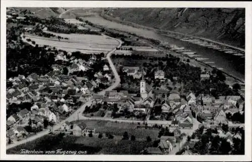 Ak Trittenheim an der Mosel, Fliegeraufnahme