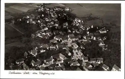 Ak Westhausen in Württemberg, Fliegeraufnahme