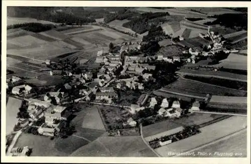 Ak Weißendorf in Thüringen, Fliegeraufnahme