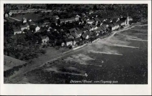 Ak Detzem an der Mosel, Fliegeraufnahme