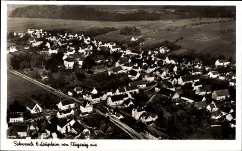 Ak Schwendi in Oberschwaben, Fliegeraufnahme