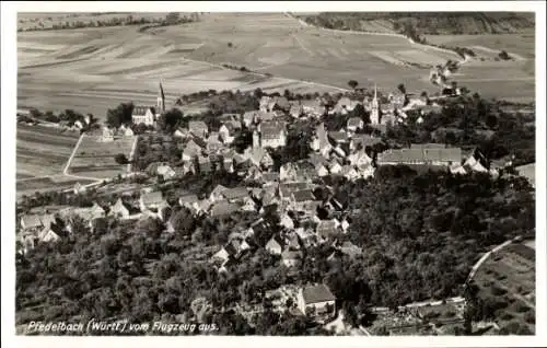 Ak Pfedelbach in Württemberg, Fliegeraufnahme