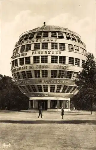 Ak Dresden, Jahresschau Deutscher Arbeit, Kugelhaus