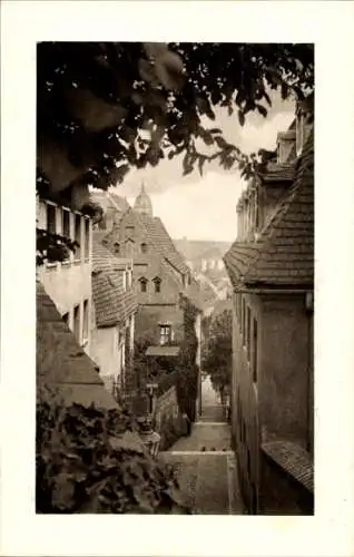 Ak Meißen, Altstadt, Rote Stufen