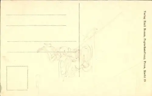 Ak Pirna an der Elbe, Markt