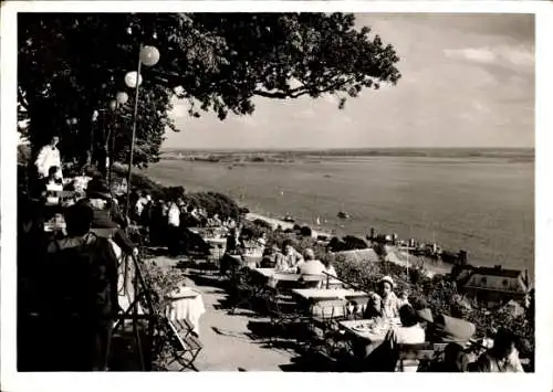 Ak Hamburg Altona Blankenese, Blick vom Süllberg, Terrasse