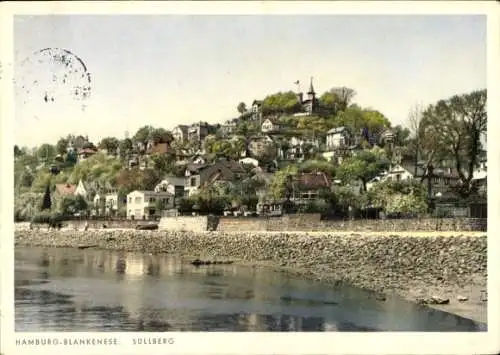 Ak Hamburg Altona Blankenese, Süllberg, Teilansicht