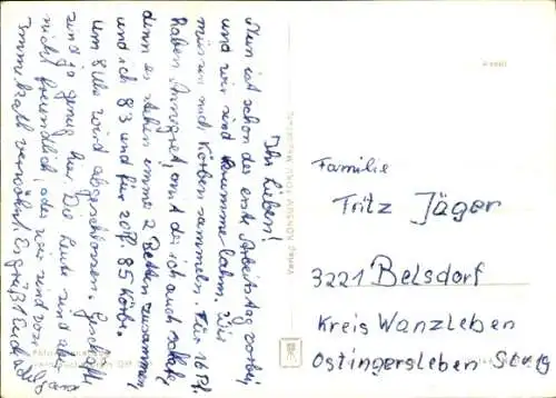 Ak Wanzleben Börde in Sachsen Anhalt, Bahnhofstraße, Schulstraße, Thälmannstr., Poststraße