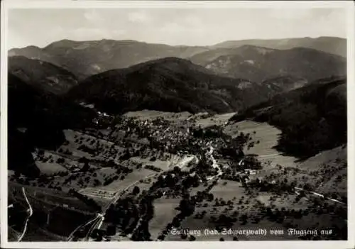 Ak Laufen Sulzburg im Schwarzwald, Fliegeraufnahme