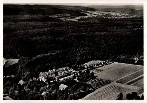 Ak Schömberg im Zollernalbkreis, Fliegeraufnahme, Waldsanatorium Dr. G. Schröder