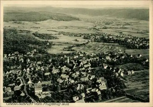 Ak Oberurbach Urbach im Remstal, Fliegeraufnahme