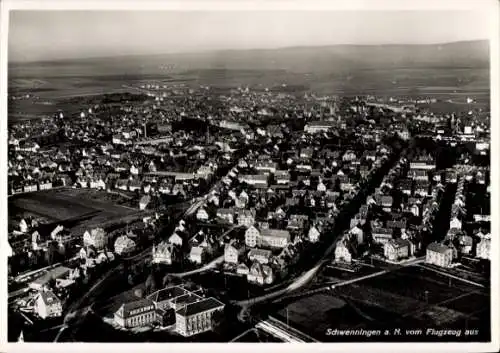 Ak Schwenningen am Neckar, Fliegeraufnahme