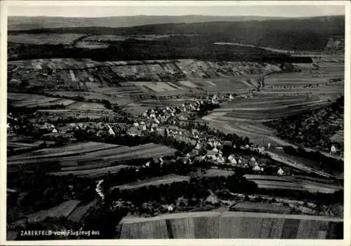 Ak Zaberfeld in Württemberg, Fliegeraufnahme