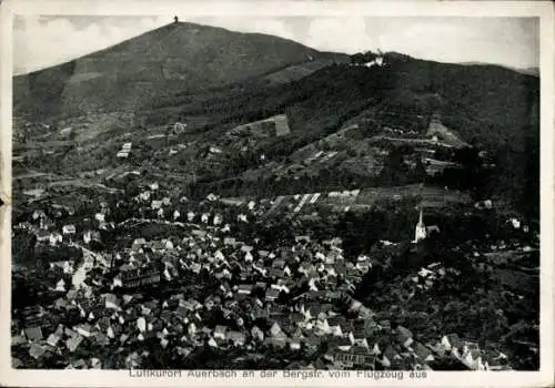 Ak Auerbach Bensheim an der Bergstraße Hessen, Fliegeraufnahme