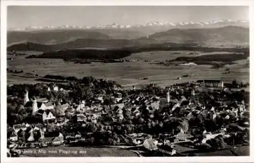 Ak Isny im Allgäu, Fliegeraufnahme