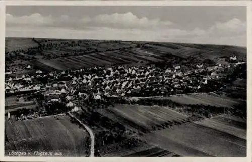 Ak Löchgau in Württemberg, Fliegeraufnahme