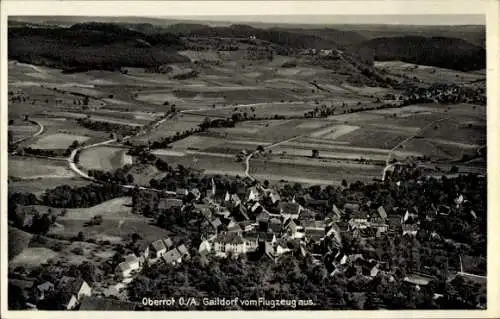 Ak Oberrot in Württemberg, Fliegeraufnahme