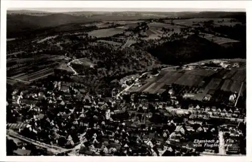 Ak Ebersbach an der Fils, Fliegeraufnahme