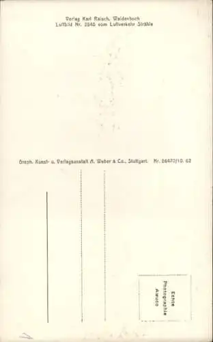 Ak Waldenbuch in Württemberg, Fliegeraufnahme