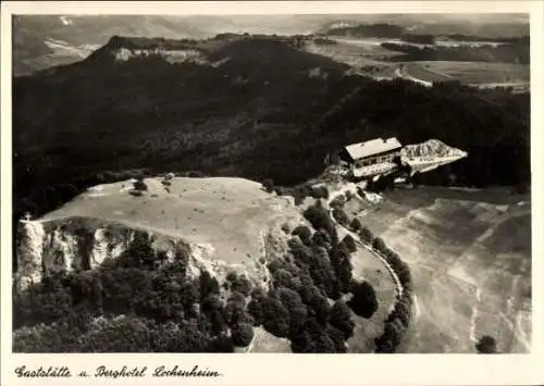 Ak Balingen in Württemberg, Fliegeraufnahme, Gaststätte und Berghotel Lochenheim